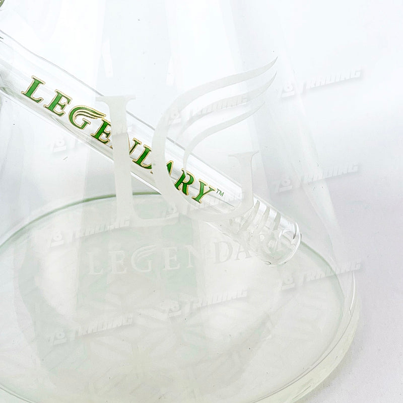 Legendary Glass Colorful Sandblast Beaker LG310 16inches