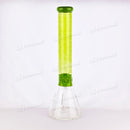 Legendary Glass Colorful Sandblast Beaker LG310 16inches