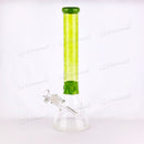 Legendary Glass Colorful Sandblast Beaker LG310 16inches