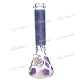 Unbrand Glass MB005 Skull Pattern 14inch 7mm - 6Colors