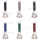 Unbrand Glass MB013 Leaf Pattern 14inch 7mm - 6Colors