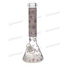 Unbrand Glass MB013 Leaf Pattern 14inch 7mm - 6Colors