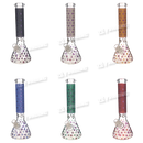 Unbrand Glass MB014 Monorgam Pattern 14inch 7mm - 6Colors