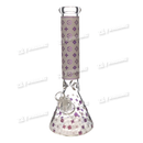 Unbrand Glass MB014 Monorgam Pattern 14inch 7mm - 6Colors