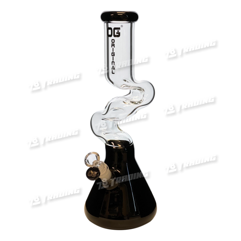 OG Original Glass Color Zong Beaker OG348 14inches 7mm - 2 Colors