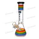 OG Original Glass Rainbow Cincture Beaker 10" OG438 - 4Colors