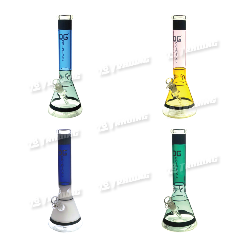 OG Original Glass Multi Color Beaker 15inch OG453 - 4Colors