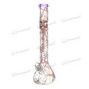 OG Original Glass Color Beaker 9mm 18inch OG466 - 6Colors