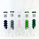 OG Original Glass Color Rim Beaker 14inches OG4835