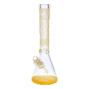 OG Original Glass Color Change Under Sunlight Sandblast Beaker 16" OG498 - 4 Colors