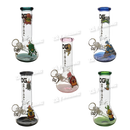 OG Original Glass Built in Stem Decal Mini Beaker 8" OG515 - 5 Colors