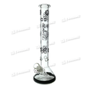 OG Original Glass Flower & Skull Pattern Beaker 14" OG525 - 4 Colors