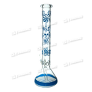 OG Original Glass Flower & Skull Pattern Beaker 14" OG525 - 4 Colors