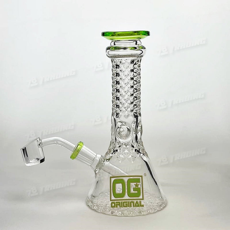 OG Original Glass OG532 Dab Rig with Banger 7 inches - 3 Colors