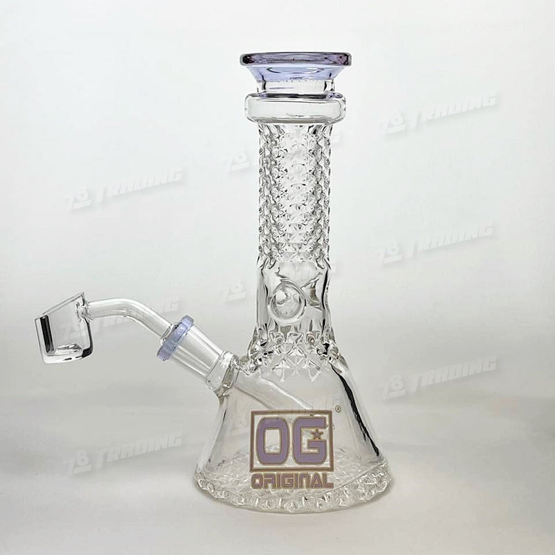 OG Original Glass OG532 Dab Rig with Banger 7 inches - 3 Colors