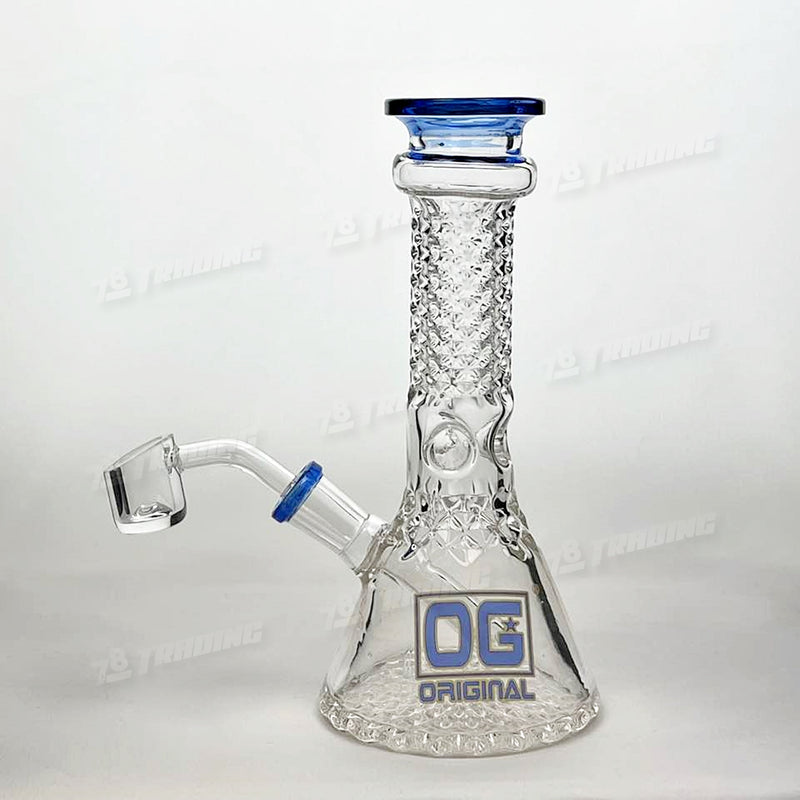 OG Original Glass OG532 Dab Rig with Banger 7 inches - 3 Colors