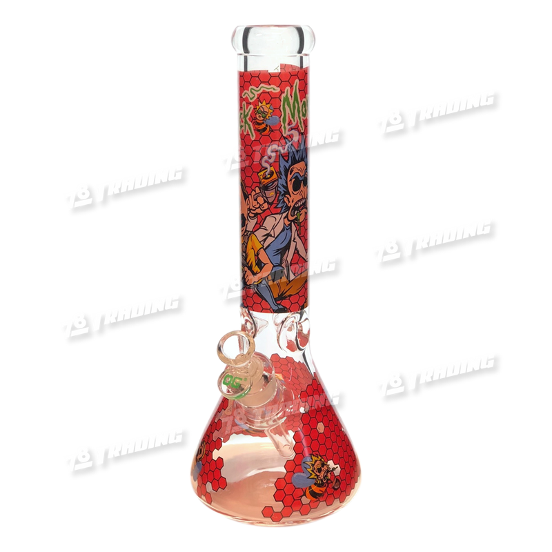 OG Original Glass Cartoon Decal Beaker 14" OG535 - 6 Designs