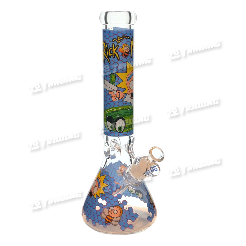 OG Original Glass Cartoon Decal Beaker 14" OG535 - 6 Designs