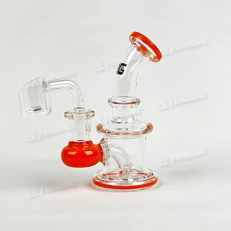 OG Original Glass Mini Rig with Banger OG536 - 5 Colors