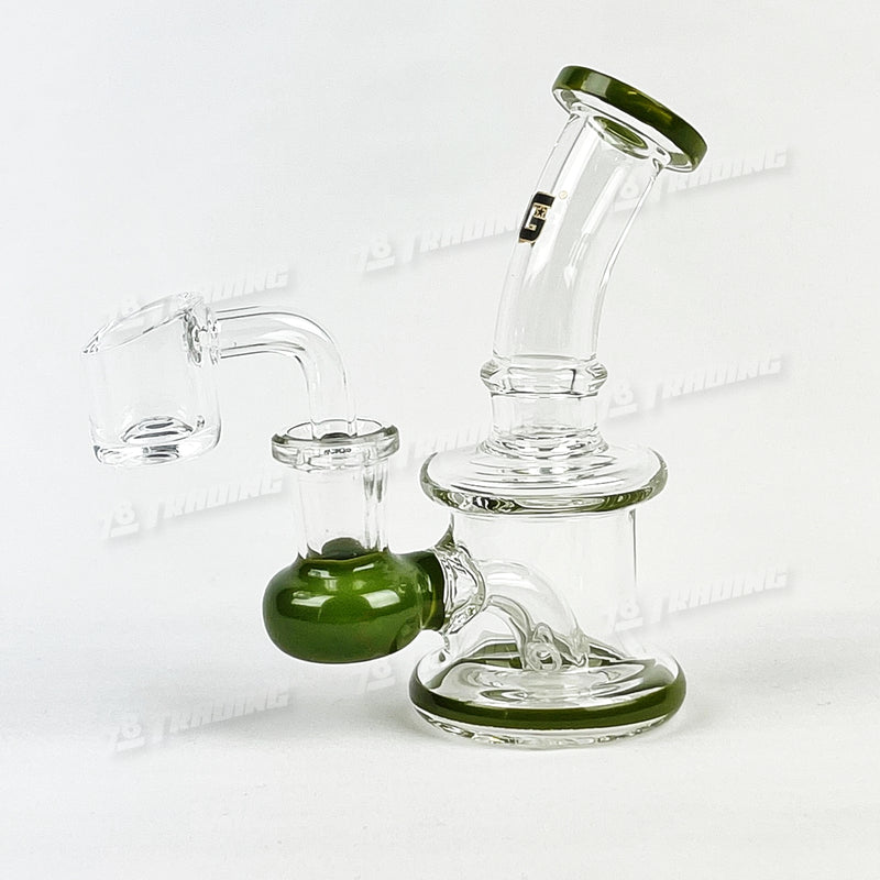 OG Original Glass Mini Rig with Banger OG536 - 5 Colors