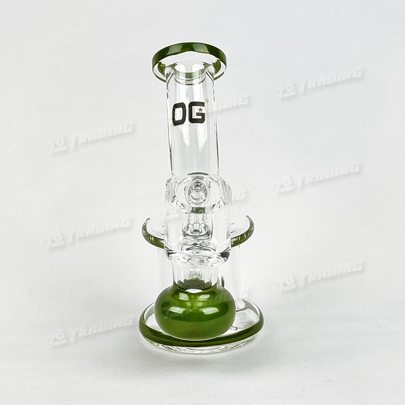 OG Original Glass Mini Rig with Banger OG536 - 5 Colors