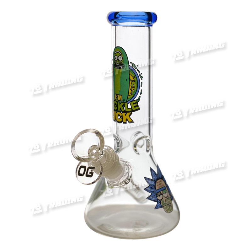 OG Original Glass Decal Mini Beaker 8" OGS13 - 5 Colors