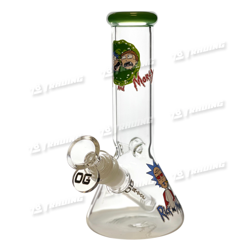 OG Original Glass Decal Mini Beaker 8" OGS13 - 5 Colors