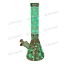 OG Original Glass Glow In The Dark Leaf Pattern Beaker 14" OGS15 - 3 Colors