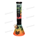 OG Original Glass Color Gradation Honeycomb Pattern Beaker 14" OGS18