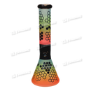 OG Original Glass Color Gradation Honeycomb Pattern Beaker 14" OGS18