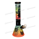 OG Original Glass Color Gradation Honeycomb Pattern Beaker 14" OGS18