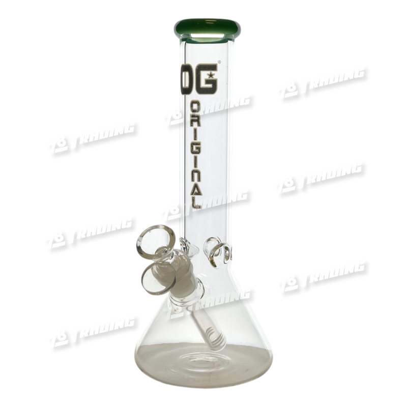 OG Original Glass Color Crown Simple Beaker 10" OGS22- 5Colors