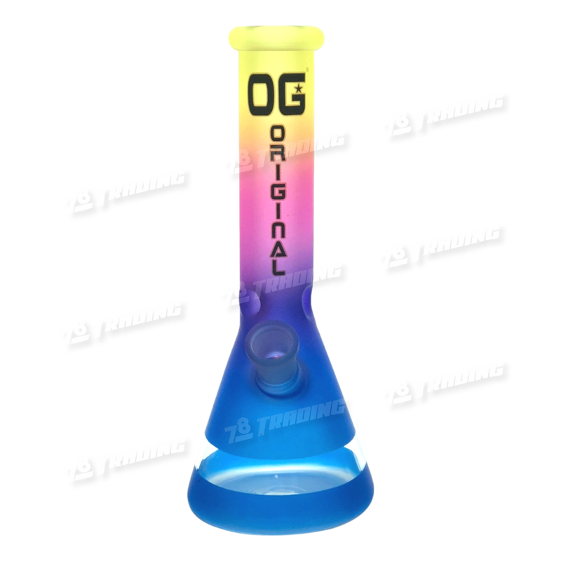 OG Original Glass Multi Color Frost Beaker OGS5 10inches - 3 Colors