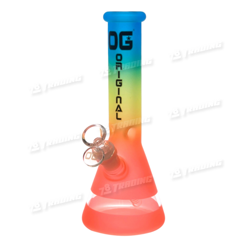 OG Original Glass Multi Color Frost Beaker OGS5 10inches - 3 Colors