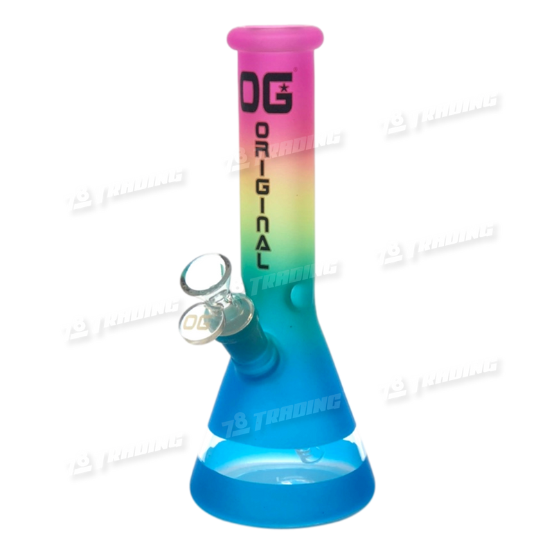 OG Original Glass Multi Color Frost Beaker OGS5 10inches - 3 Colors