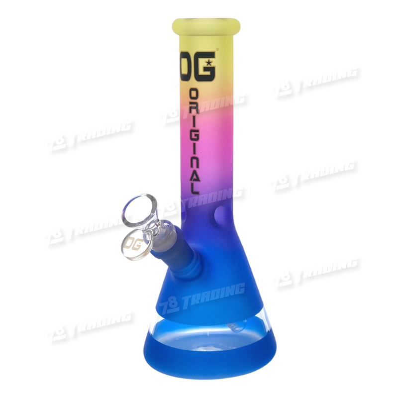 OG Original Glass Multi Color Frost Beaker OGS5 10inches - 3 Colors