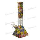 Detachable Silicone Beaker with percolator  11inches - 5 Designs