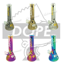 DOPE Metallic Chrome Beaker 13" w/Marijuana Pendant Key Chain - BART SIMPSON