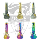 DOPE Metallic Chrome Beaker 13" w/Marijuana Pendant Key Chain - JOKER
