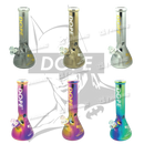 DOPE Metallic Chrome Beaker 13" w/Marijuana Pendant Key Chain - BATMAN