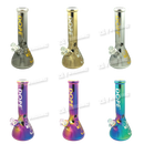 DOPE Metallic Chrome Beaker 13" w/Marijuana Pendant Key Chain - HARLEY QUINN