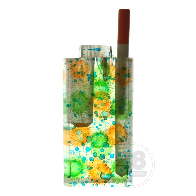 Hard Acrylic Dugout with One Hitter 4inch See Through
