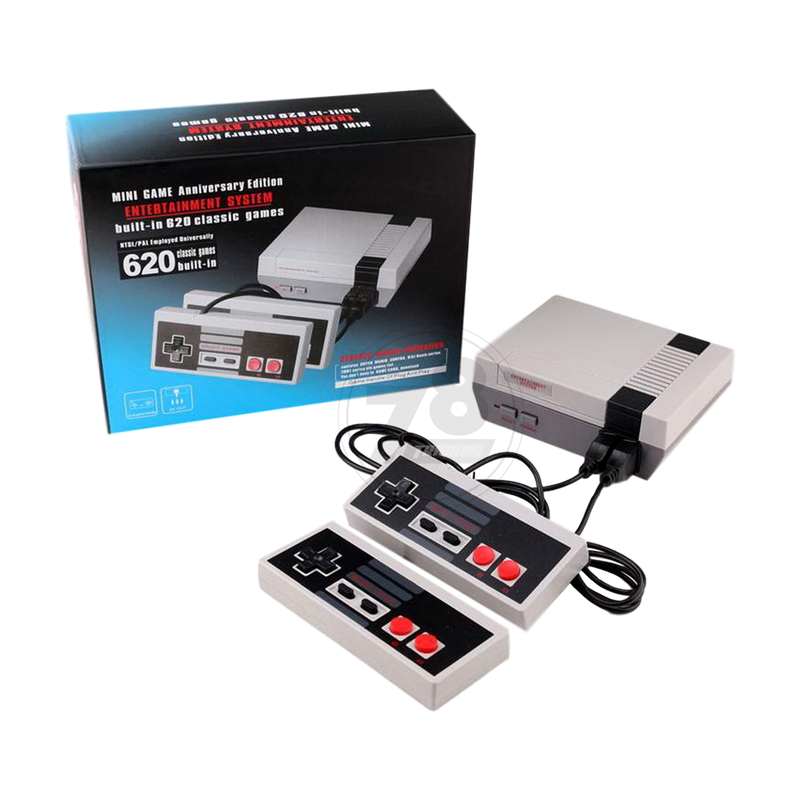 Mini Retro NES Classic Mini Game Consoles Built-in 620 TV Video Game With Dual Controllers