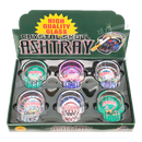 Glass Ashtray Skull Shape - 6pcs /BOX