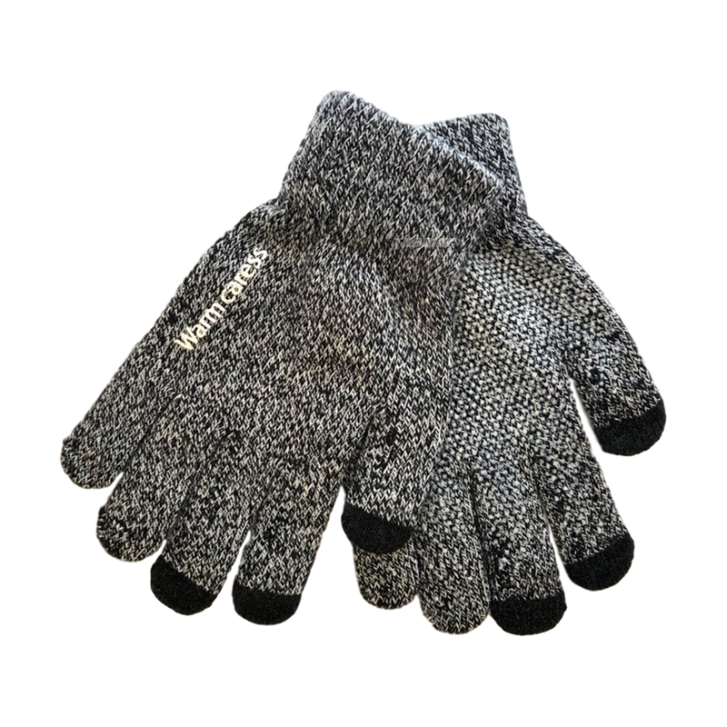 Touch Screen Winter Glove - BLACK x WHITE