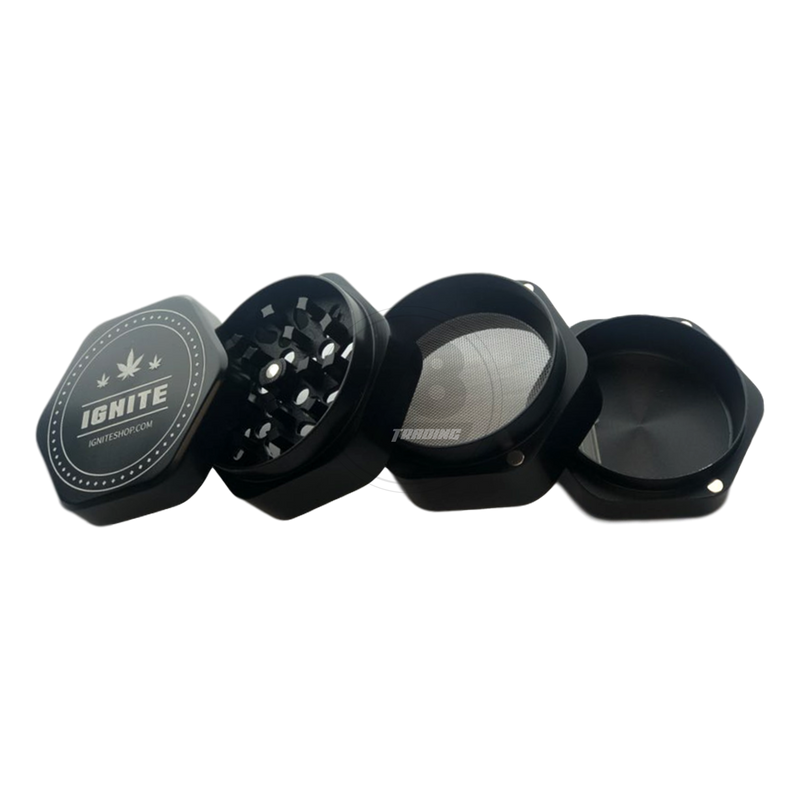 IGNITE Metal Magnetic Grinder 4 Layers EP75 - BLACK