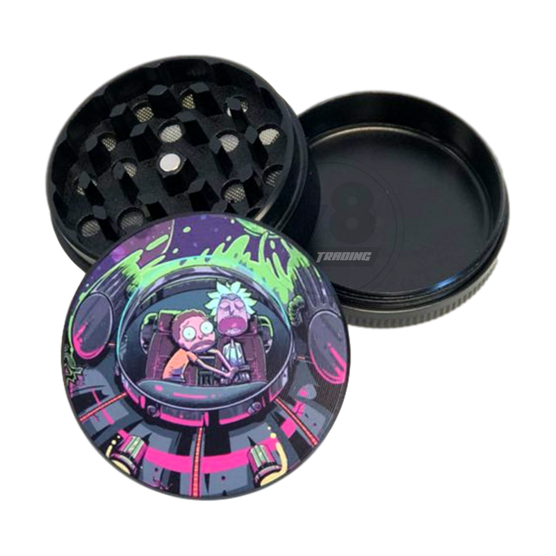 Rick N Morty Grinder Display 12pcs/Box 3Layers 4 Designs