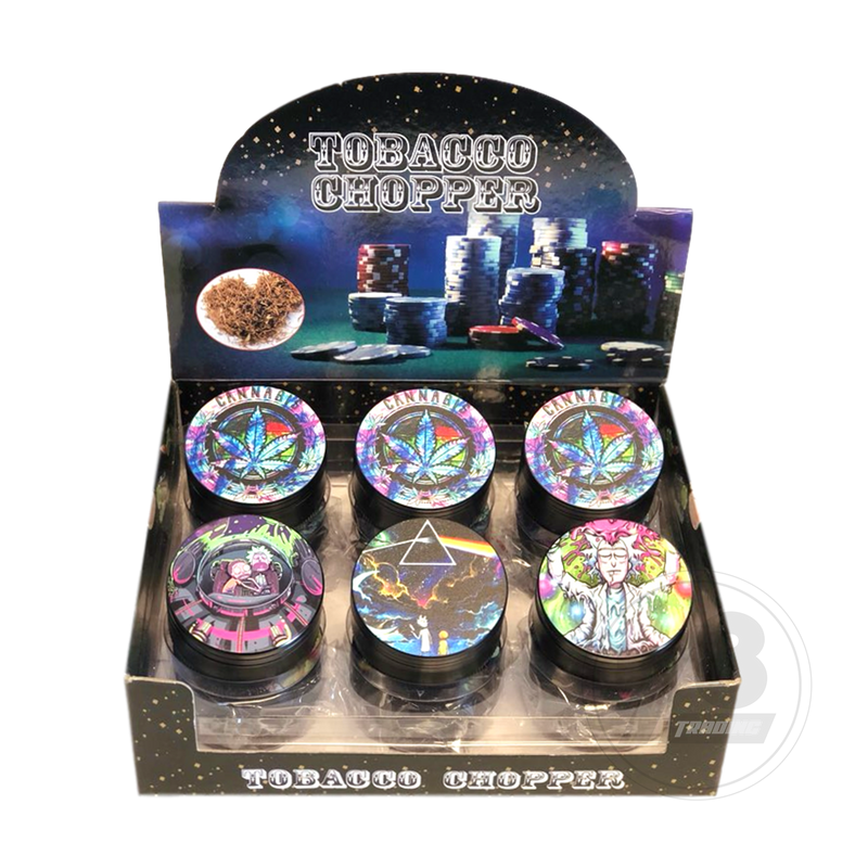 Rick N Morty Grinder Display 12pcs/Box 3Layers 4 Designs