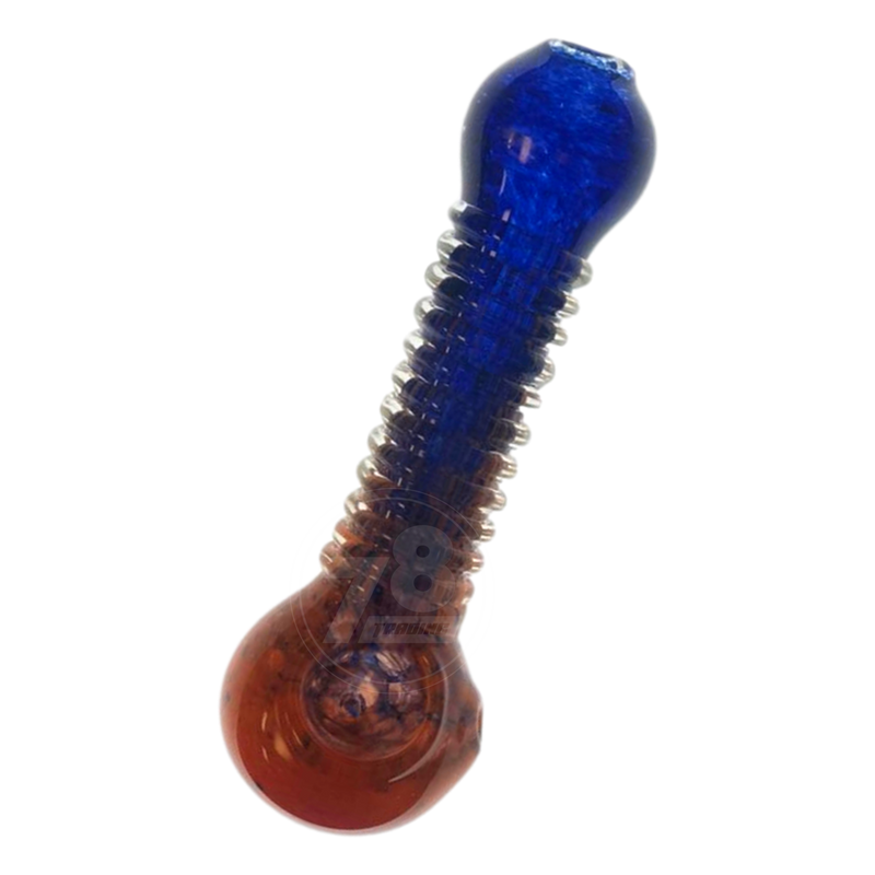 Glass Hand Pipe Double Glass 4.5inch Two tone gradation