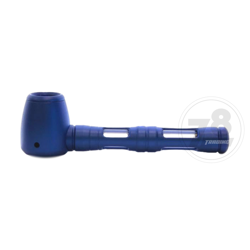 Premium Hand Pipe Metal Pipe - BLUE